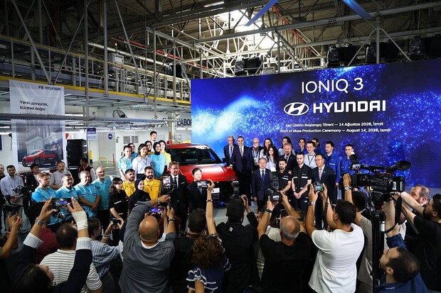 Hyundai zahájil výrobu Ioniqu 3. Rovnou kvůli tomu přestavěl továrnu