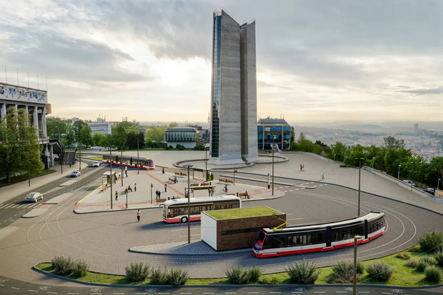 Praha staví novou tramvajovou trať na Strahov. První cestující se svezou v roce 2028