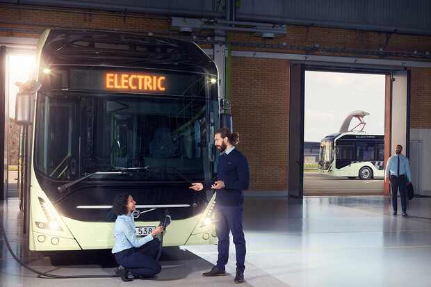 Volvo ukázalo elektrický autobus. Prodávat se bude se třemi kapacitami baterie