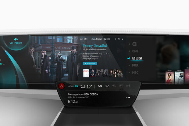 Tohle nás nejspíš nemine. Designér ukázal přístrojovou desku budoucnosti