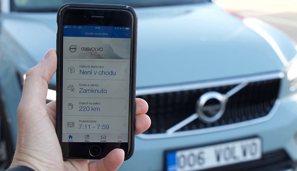 Test Volvo on Call Jak funguje v České republice