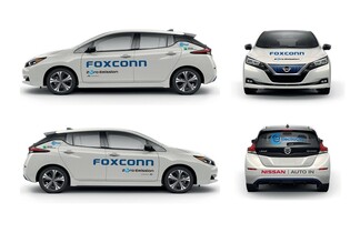 Společnost Foxconn převzala do svého vozového parku nové Nissany Leaf