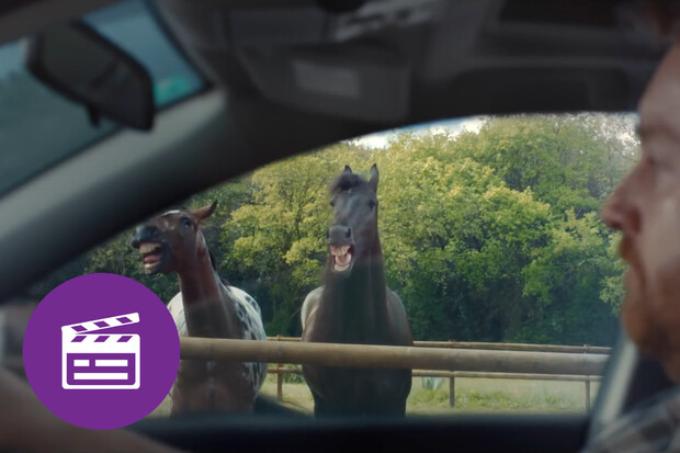 Nejlepší automobilové reklamy: když se i stádo koní směje vašemu parkování