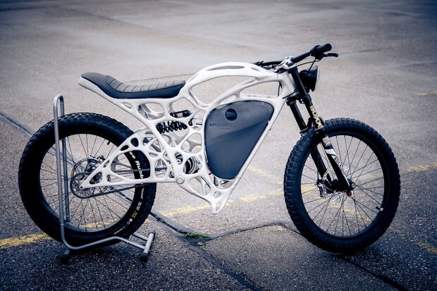 Light Rider je elektrická motorka z 3D tiskárny