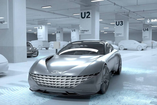 Auto si samo zajede k nabíječce a po dobití se přeparkuje, plánují Hyundai a Kia