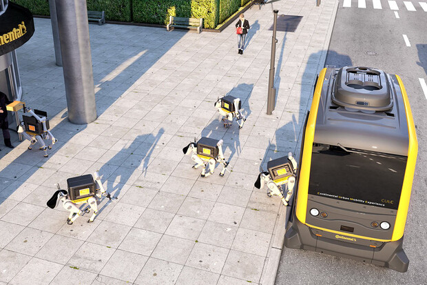 Continental má autonomní shuttle. Převážet může lidi i zboží