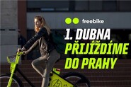 V Praze začíná od začátku dubna fungovat nový bikesharing. Jmenuje se freebike