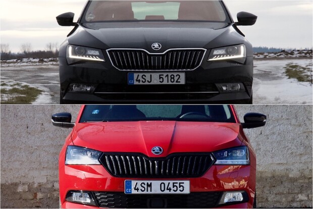 Škoda Fabia vs. Škoda Superb. Jak moc se liší jejich infotainment?