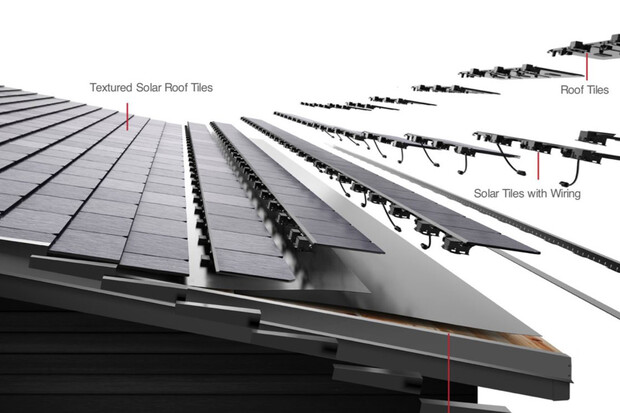Tesla finišuje přípravu třetí verze své solární střechy