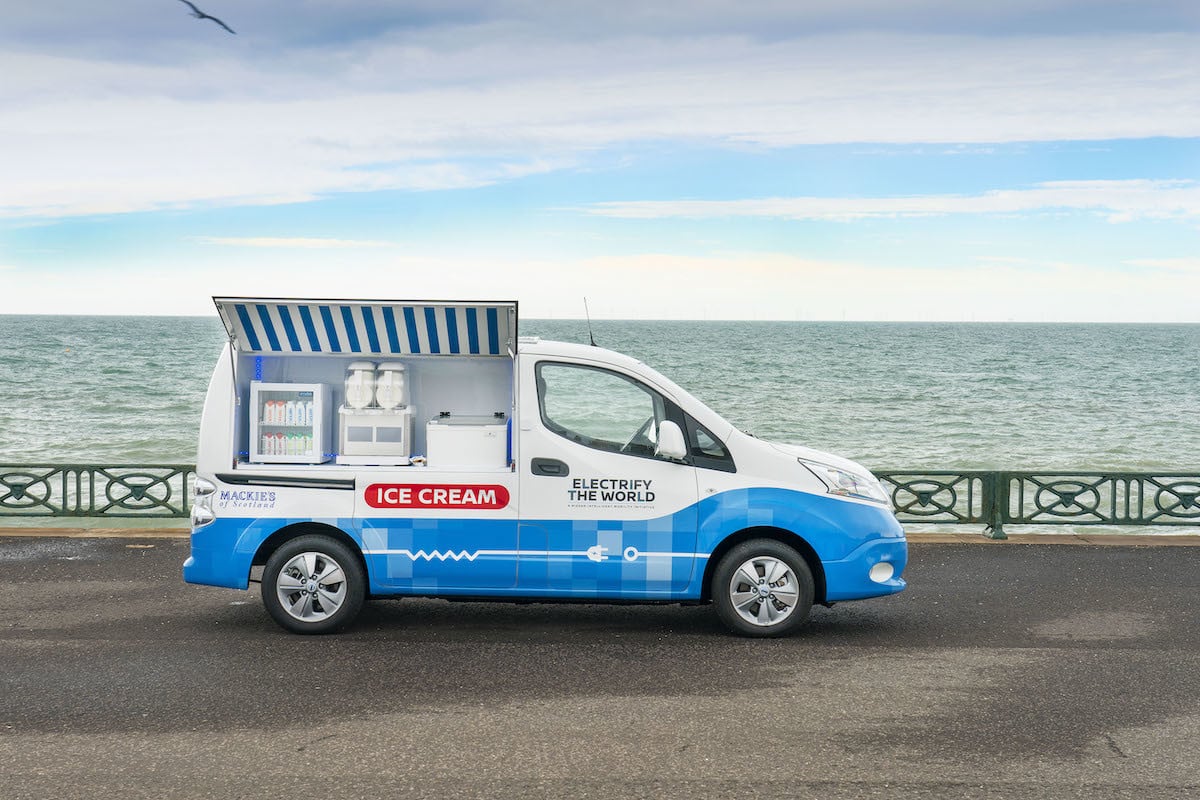 Elektrická dodávka od Nissanu jako zmrzlinový vůz? V