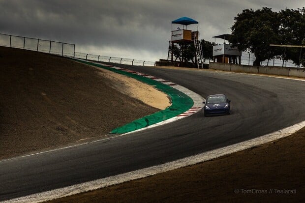 Vytuněný Model 3 je novým držitelem rekordu elektrických vozů na okruhu Laguna Seca