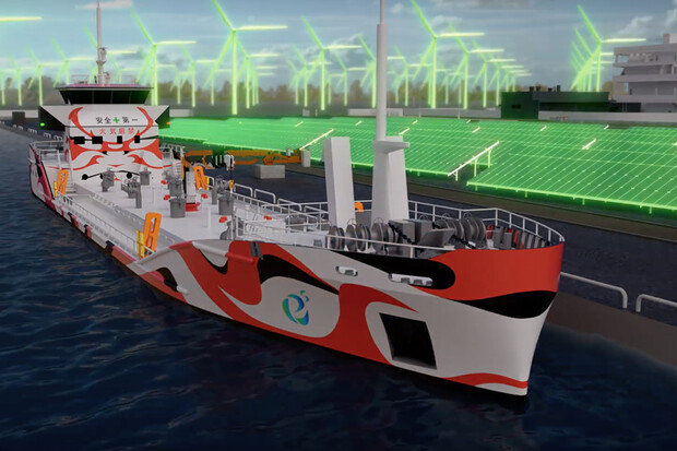 V roce 2021 se bude v tokijském zálivu plavit elektrický tanker