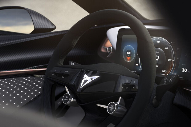 CUPRA ukazuje interiér svého elektromobilu. Koncept se ukáže už ve Frankfurtu