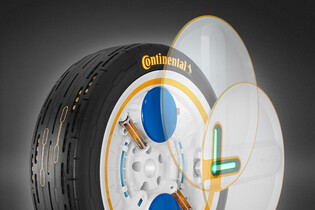 Pneumatika, co posílá data do mobilu v reálném čase? Continental takovou má