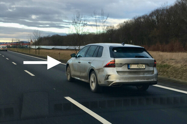 Škoda Octavia RS iV nafocena na českých silnicích