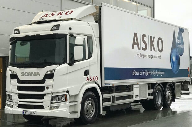 Scania posílá do norského Trondheimu čtyři vodíková nákladní auta
