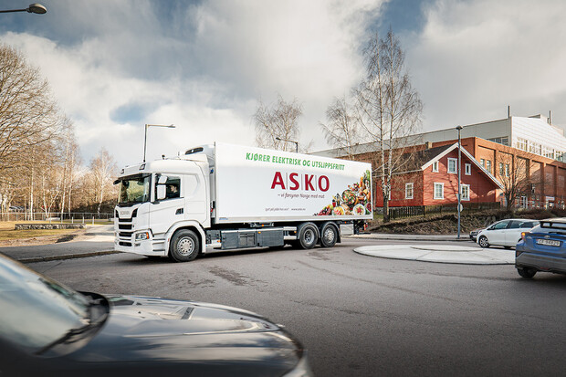 ASKO bude v Norsku používat dvě elektrická nákladní vozidla Scania