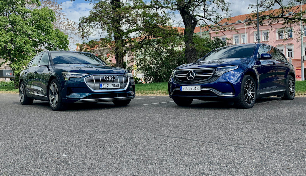 Souboj rychlosti nabíjení: Audi e-tron 2020 vs. Mercedes-Benz EQC