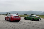 Sprint na čtvrt míle: Porsche Taycan Turbo S vs. Tesla Model S P100D