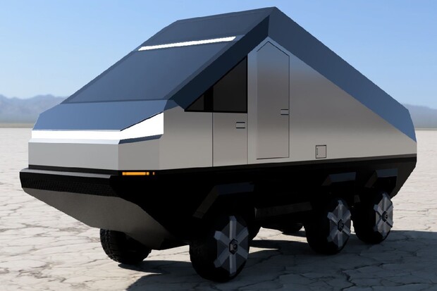 Mrkněte na Teslu s kempingovým a SpaceX paketem