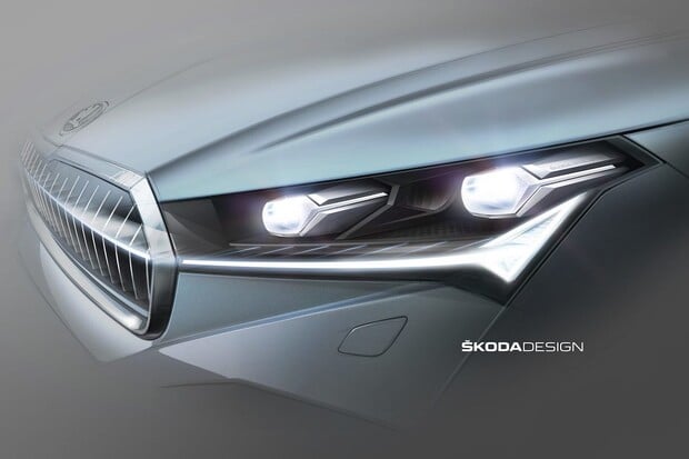 Elektromobil Škoda Enyaq přináší novinky v designu světel