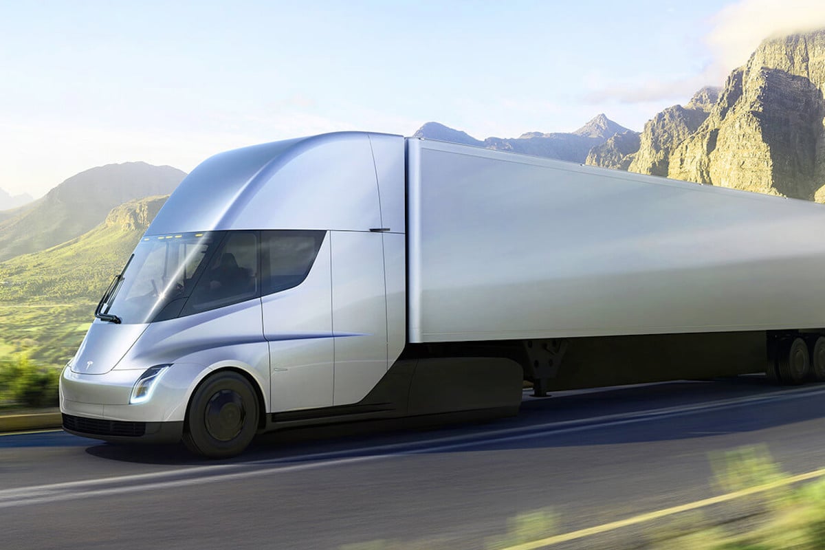 Tesla Semi Testing Performance and Reliability on Donner Pass in California