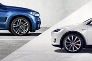 Souboj mohutných sprinterů: BMW X6 M vs. Tesla Model X P100D
