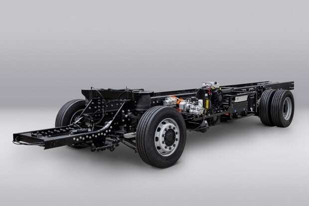 Volta Trucks představil funkční šasi pro 16tunový náklaďák Volta Zero