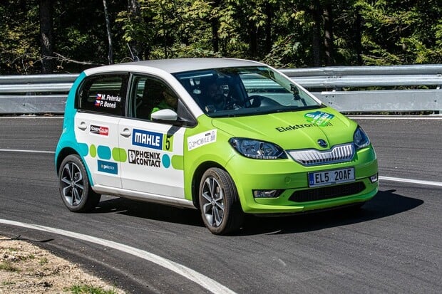 Elektromobilem Škoda Citigo iV na horskou eco rally ve Slovinsku a zpět