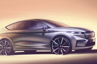 Designové skici poodhalují nádhernou Škodu Enyaq Coupé iV