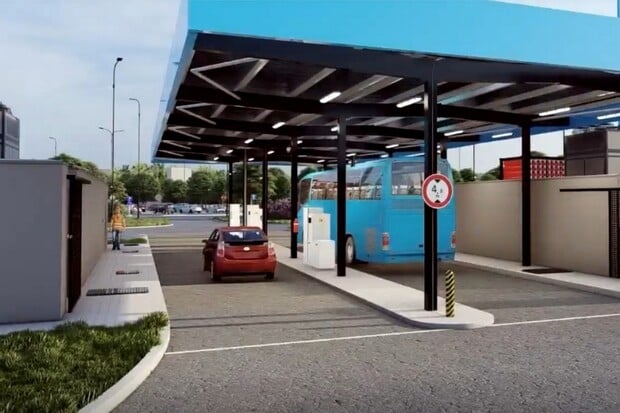 Už příští rok budou v Ostravě jezdit vodíkové autobusy
