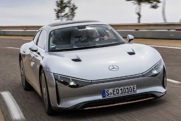 Mercedes Vision EQXX najel přes 1 200 km na jedno nabití