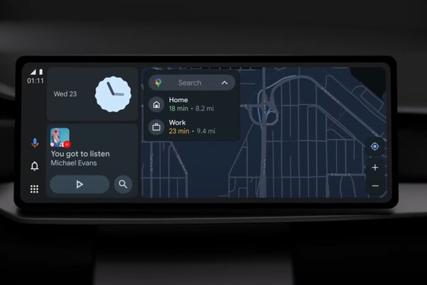 Google odhalil novinky pro Android Auto. Rozdělená obrazovka bude norma