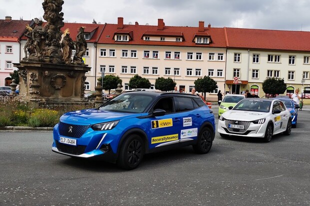 1. Valašská Regularity Rally s vozem Peugeot e-2008 SUV