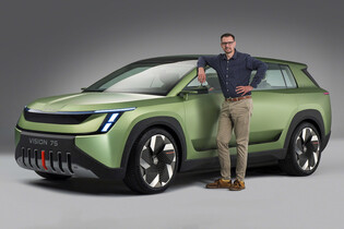 Sedmimístná elektrická Škoda Eviatiq už najíždí testovací kilometry 