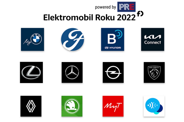 Elektromobil Roku 2022: kategorie Aplikace k autu