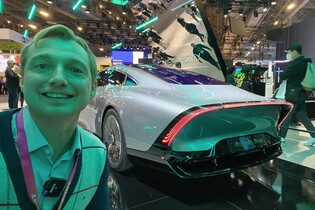 Mercedes-Benz Vision EQXX naživo. Může za to vzduch