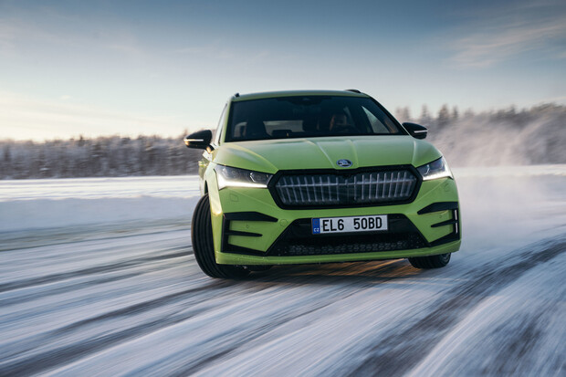 Elektromobil Škoda Enyaq RS iV má světový rekord v driftu