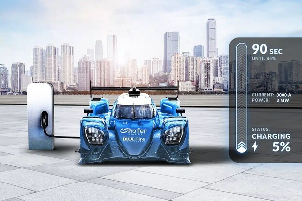 Sen se stal skutečností. Závoďák nabije baterku na 85 % za 90 sekund