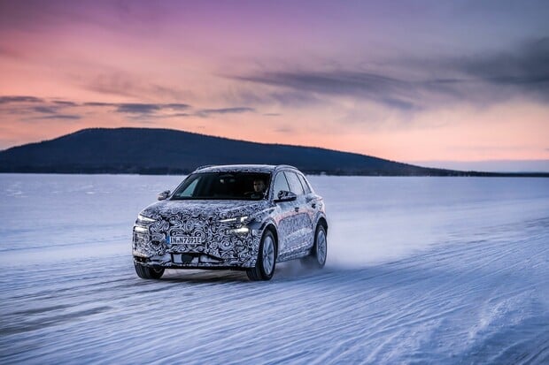 Audi podrobuje na dalekém severu tvrdým testům sériový prototyp modelu Q6 e-tron
