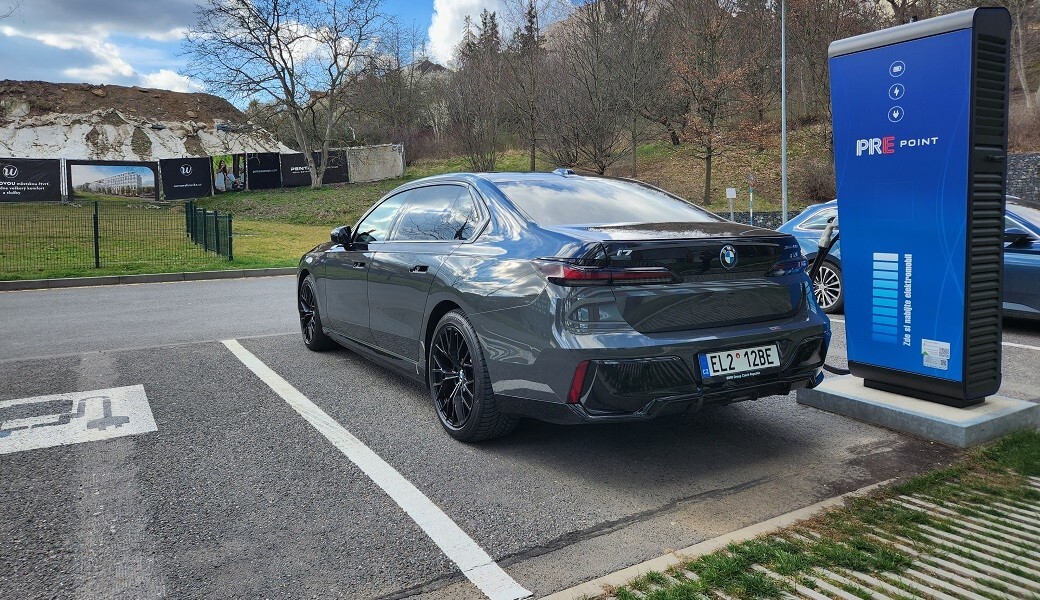 Reálná spotřeba elektrické energie a dojezd BMW i7 xDrive60