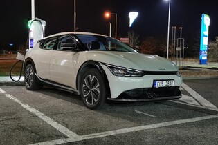 Reálný zimní dálniční dojezd elektromobilu Kia EV6