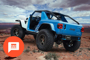 Elektrický Jeep, pick-up RAM s obří baterií, malá elektrická dodávka a Auto roku