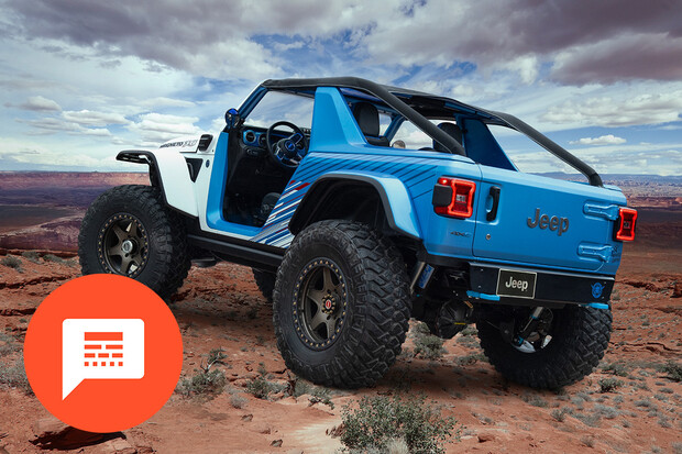 Elektrický Jeep, pick-up RAM s obří baterií, malá elektrická dodávka a Auto roku