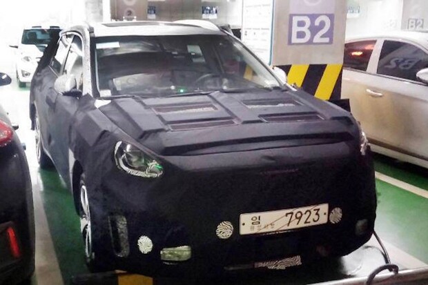 Unikla fotka elektrického SUV Hyundai s dojezdem 350 kilometrů
