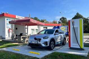 V Žatci přibyla další 50kW dobíjecí stanice. Tentokrát je od E.ONu