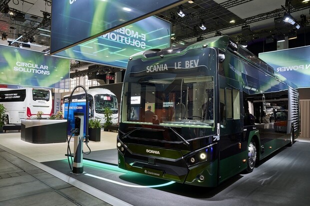 Scania představuje novou platformu pro své bateriové elektrobusy