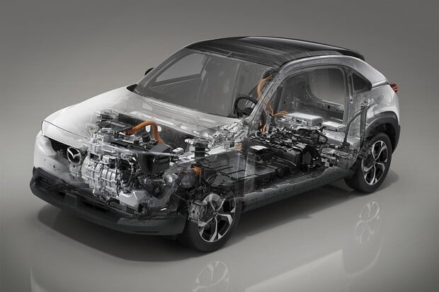 Mazda MX-30 R-EV odhalila svou techniku. Je plná překvapení