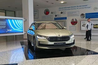 Škoda Auto zahájila v Bratislavě výrobu zcela nového Superbu. Byli jsme u toho