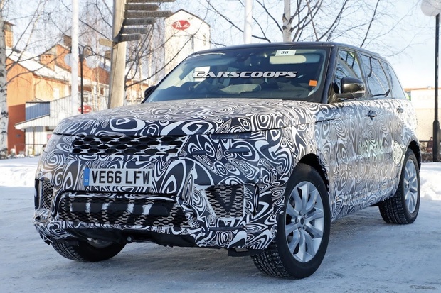 Plug-in hybridní Range Rover Sport odchycen ve Švédsku